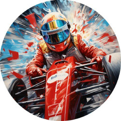 Essbare Papier-Renner Formel 19,5cm