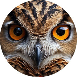 Essbare Papier Eule 19,5cm