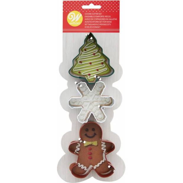 Ausstecherset 3tlg., Weihnachten