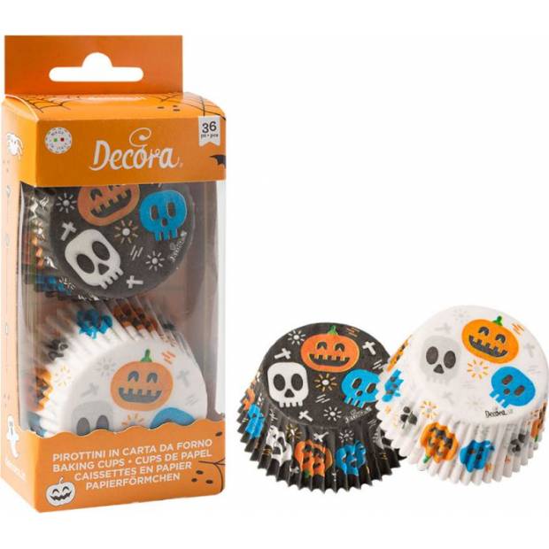 Halloween Muffin-Körbchen, 36 Stück
