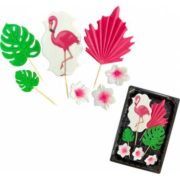 Zuckerfigur Flamingo