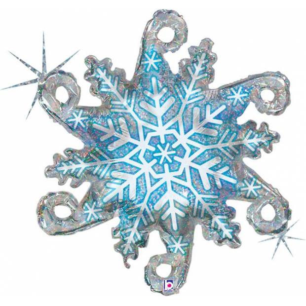 Aufblasbarer Ballon Schneeflocke 97 cm