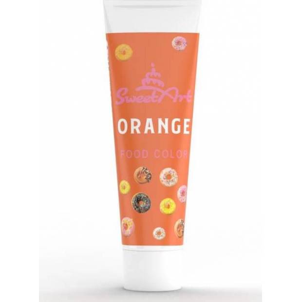 SweetArt Gel-Farbtube Orange (30 g)