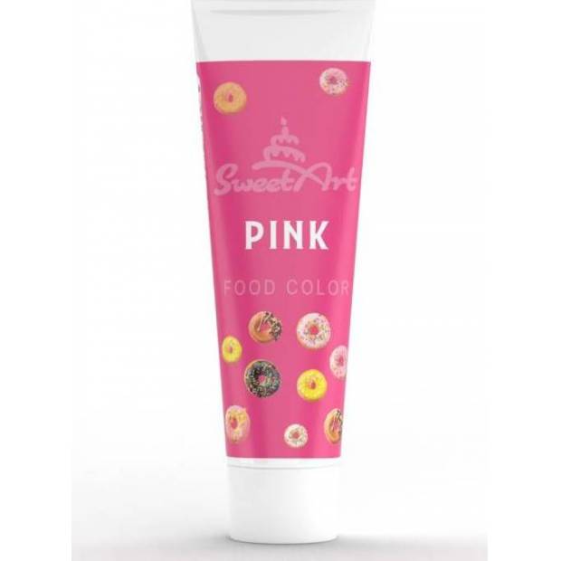 SweetArt Gel-Farbtube Rosa (30 g)