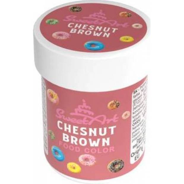 SweetArt Gel-Farbe Chestnust Brown (30 g)