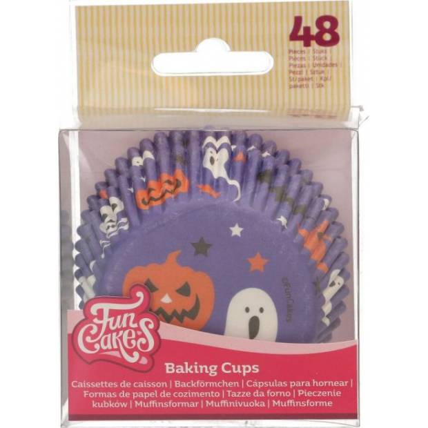Halloween Muffin-Körbchen, 48 Stück
