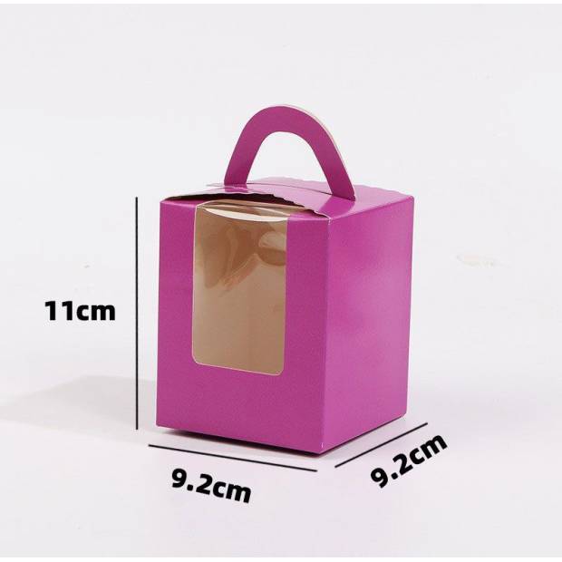 Cupcake-Box 100 Stück lila