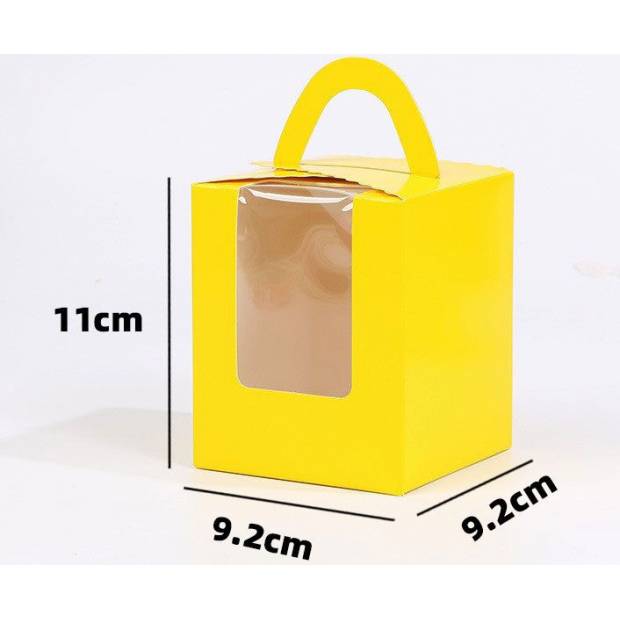 Cupcake-Schachtel 100 Stk. gelb