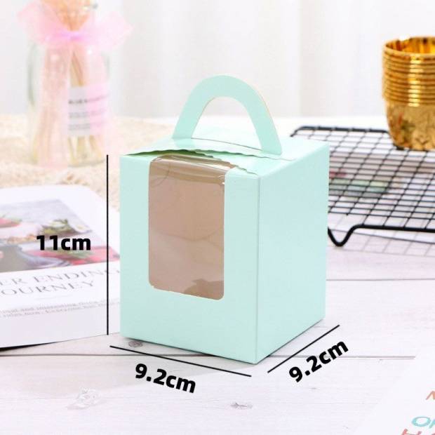 Cupcake-Schachtel 100 Stk. grün