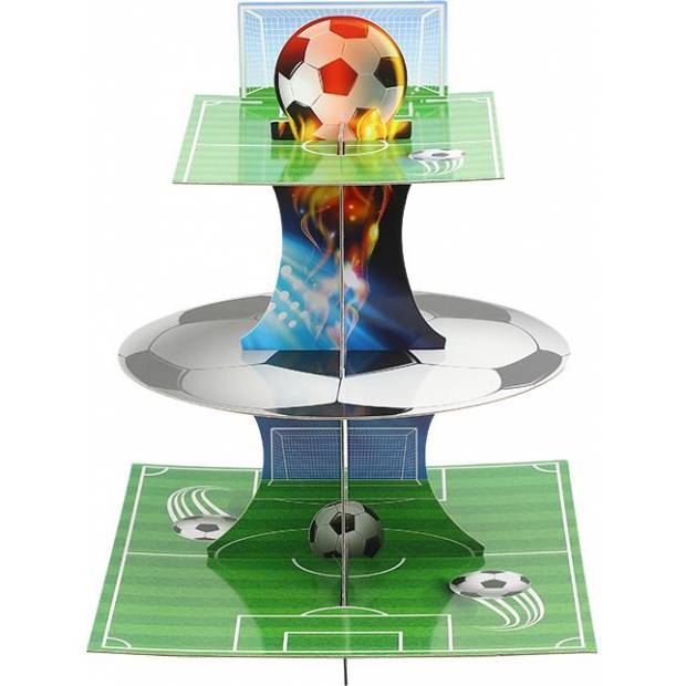 Papierständer für Muffins und Mützenkuchen Fußball