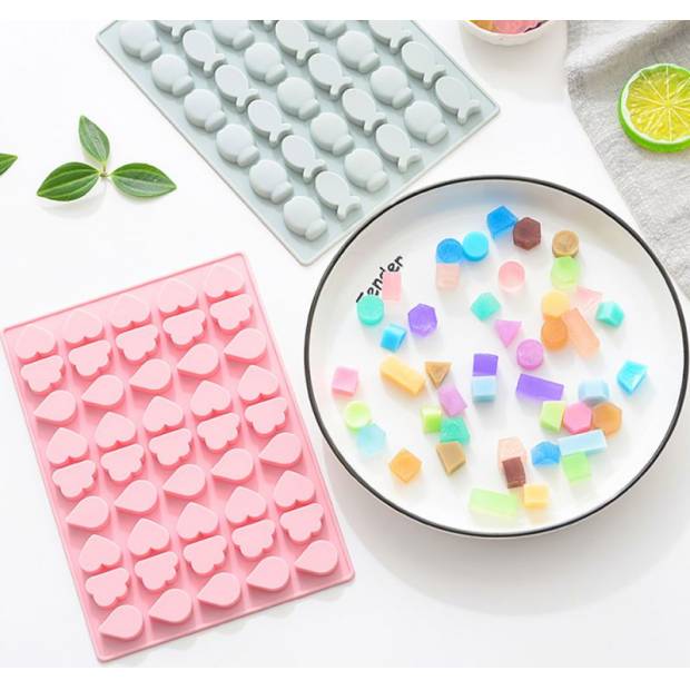 Silikonform für Bonbonmischung