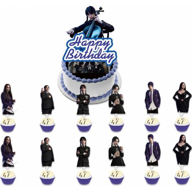 Torten- und Muffinaufleger 13 Stück Mittwoch