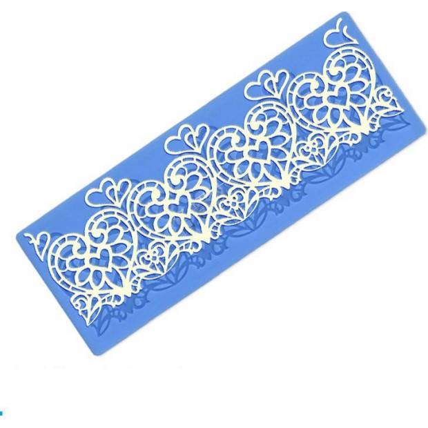 Silikonform für essbare Spitze