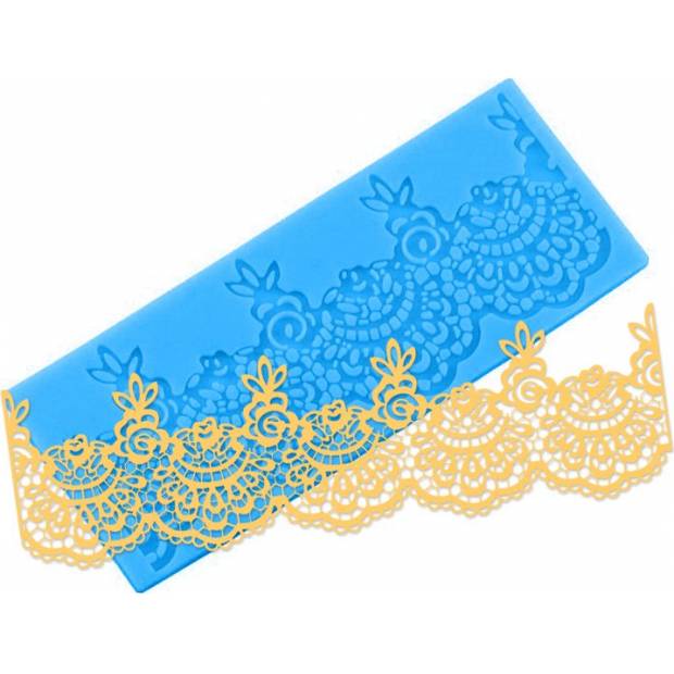 Silikonform für essbare Spitze