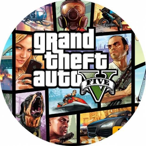 Essbares Papier GTA five 19,5cm