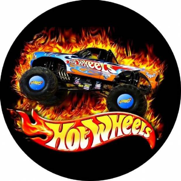 Hot Wheels essbares Papier 19,5cm