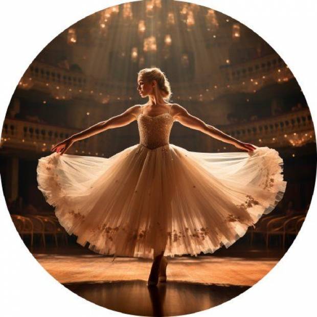 Essbare Papier Ballerina 19,5cm