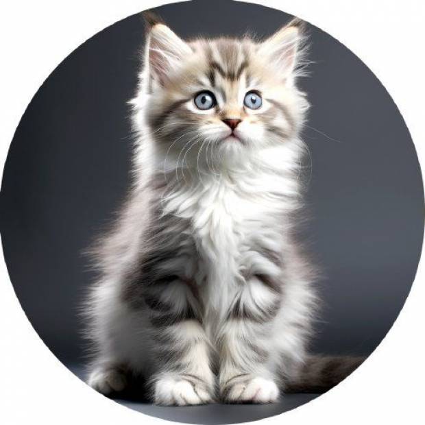 Essbares Papier kleines Kätzchen 19,5cm