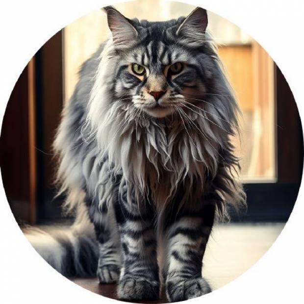 Essbares Papier Mr. Katze 19,5cm