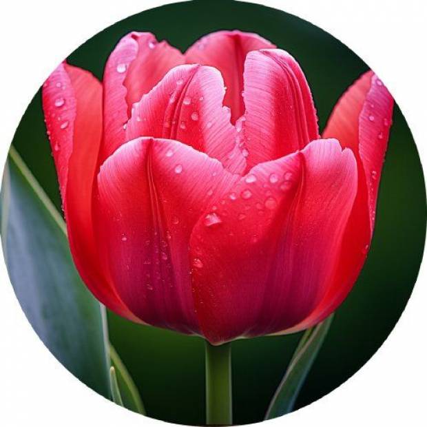 Essbare Tulpe aus Papier 19,5cm