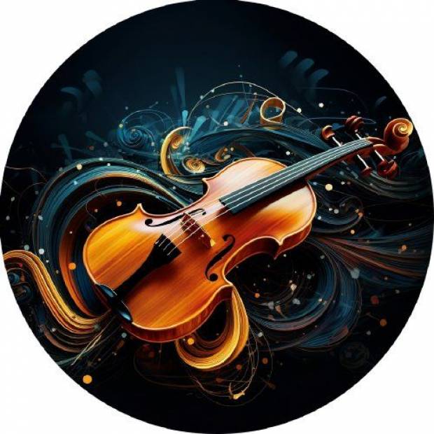 Essbare Papiergeige 19,5cm