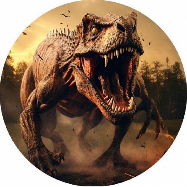 Essbares Papier T-rex 19,5cm