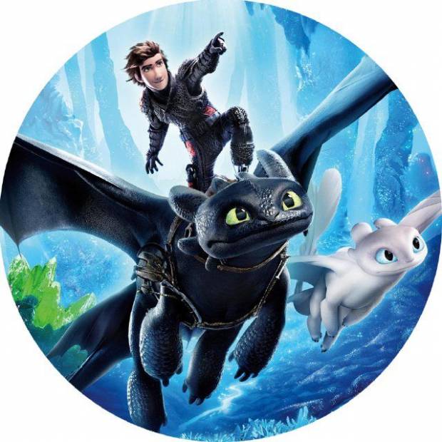 Essbares Papier Wie man einen Drachen ohne Zähne trainiert 19,5cm