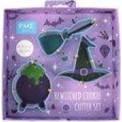 Plastik Ausstecher Set 3tlg., Halloween Hexe