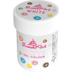 SweetArt dekorative Gel-Farbe Weiß (30 g)