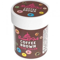 SweetArt Gel-Farbe Kaffeebraun (30 g)