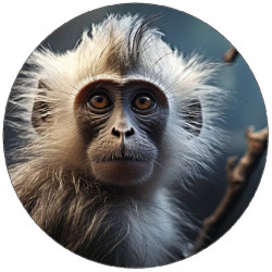 Essbares Papier kleiner Affe 19,5cm