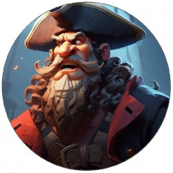 Essbares Papier Pirat 19,5cm