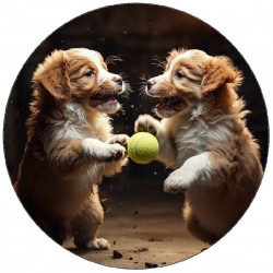 Essbare Papierhündchen 19,5cm