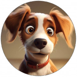 Essbarer Papierwelpe 19,5cm