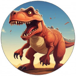 Essbares Papier Tyrannosaurus Rex 19,5cm