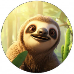 Essbares Papierfaultier 19,5cm