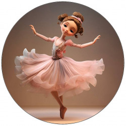 Essbares Papier kleine Ballerina 19,5cm