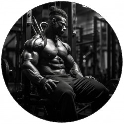 Essbarer Papiermann in Fitness 19,5 cm