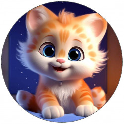 Niedliches Kätzchen 19,5cm