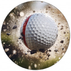 Essbarer Papier-Golfball 19,5cm