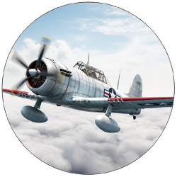 Essbares Papier kleines Flugzeug 19,5cm