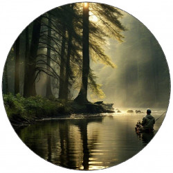 Essbarer Papierfischer auf dem Fluss 19,5cm