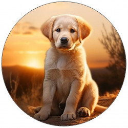 Essbarer Papierwelpe Labrador 19,5cm