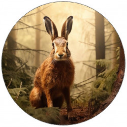 Essbares Papierkaninchen im Wald 19,5cm