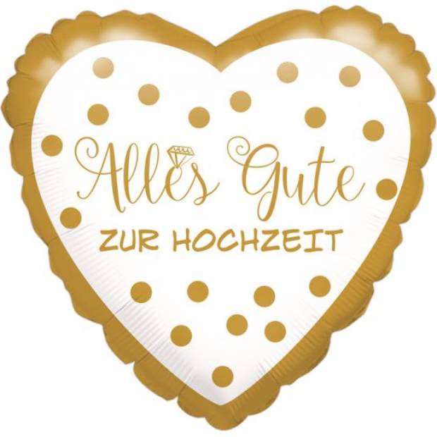Folienballon alles Gute, 43 cm