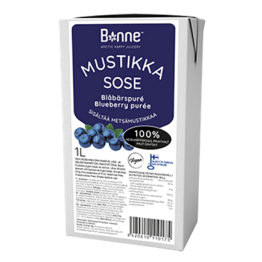 Fruchtpüree 100% Heidelbeere 1l