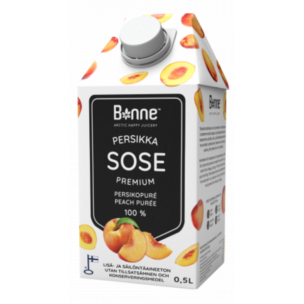 Fruchtpüree 100% Pfirsich 0,5l