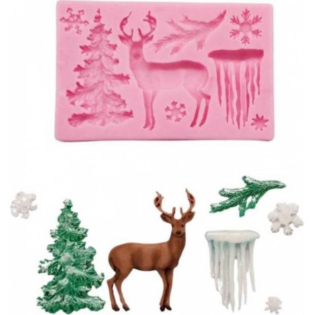 Cesil Silikonform Weihnachtsmotive 2