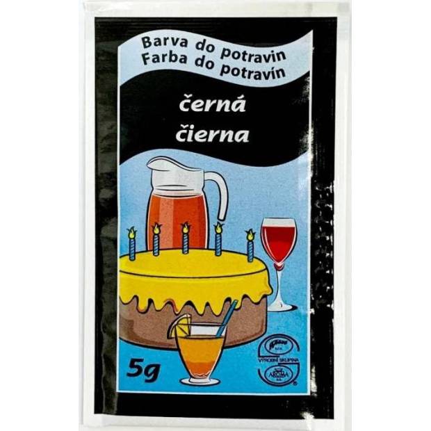 Lebensmittelfarbpulver (5 g) Schwarz