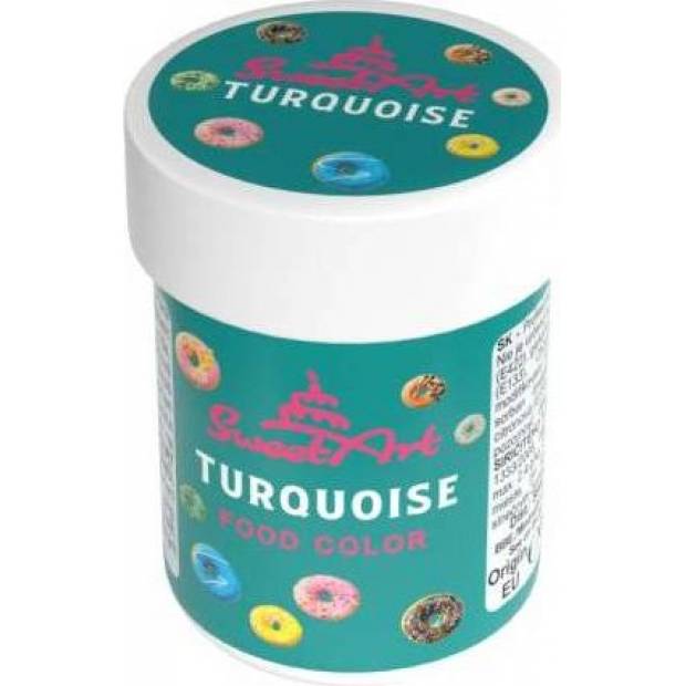SweetArt Gel-Farbe Türkis (30 g)